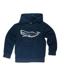 Whale Hoodie In Navy