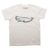 Whale Tee In Natural + Navy