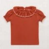 Balloon Sleeve Paloma Tee In Claystone -LITTLE Baby Gear little misha puff balloon sleeve paloma tee in claystone 51214424178980
