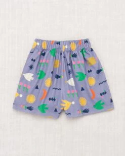 Cabana Short In Pewter Daleyden Fête