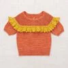 Crochet Joya Top In Gamberetto -LITTLE Baby Gear little misha puff crochet joya top in gamberetto 51214428569892