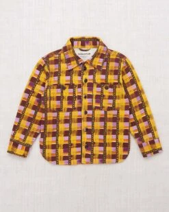 Director's Jacket In Plum Watercolor Stripe