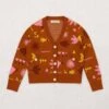Everyday Cardigan In Gingerbread Daleyden Fête Jacquard 1 Everyday Cardigan In Gingerbread Daleyden Fête Jacquard -LITTLE Baby Gear little misha puff everyday cardigan in gingerbread daleyden fete jacquard 47124308623652