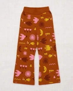 Izzy Pant In Gingerbread Daleyden Fête Jacquard