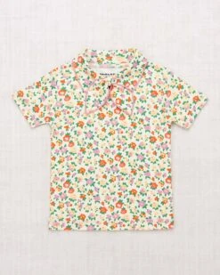 Junior Scout Tee In String + Hazy Lilac Brimfield