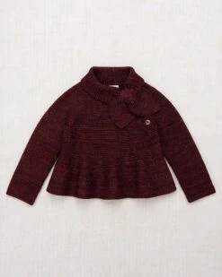 Peplum Scout Pullover In Fig
