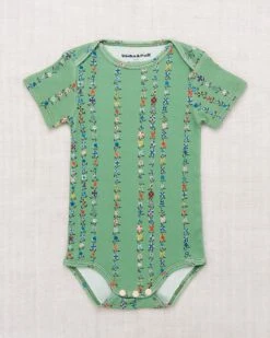 Short Sleeve Lap Onesie In Jadeite Little Botanica