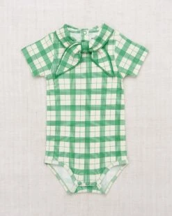 Short Sleeve Scout Onesie In String Piazza