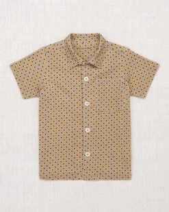 Sonny Top In Pewter Flower Dot
