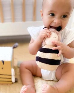 Honey Bee Chime Activity Toy -LITTLE Baby Gear little mon ami honey bee chime activity toy 1155572605