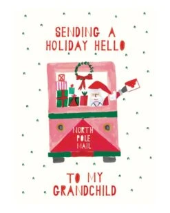 Santa's Mail Truck Card