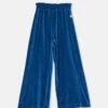 Coco Organic Velour Pants In Blue -LITTLE Baby Gear little my little cozmo coco organic velour pants in blue 49573529092388