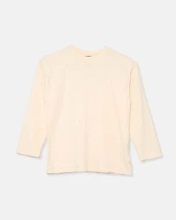 Organic Warm Baby Tee In Ivory