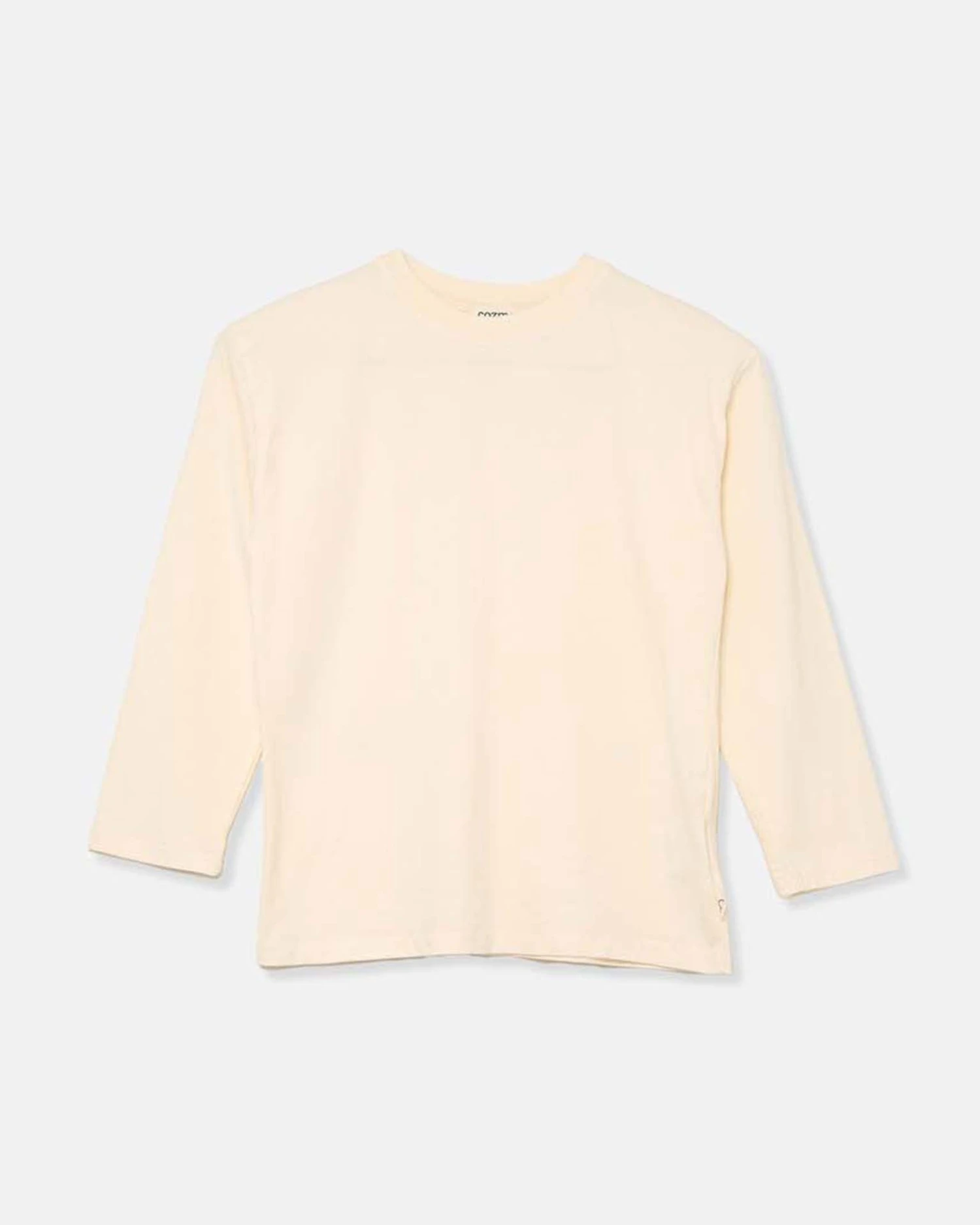 Organic Warm Baby Tee In Ivory 3 Organic Warm Baby Tee In Ivory