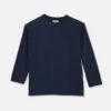 Organic Warm Baby Tee In Navy -LITTLE Baby Gear little my little cozmo organic warm baby tee in navy 49573524996388