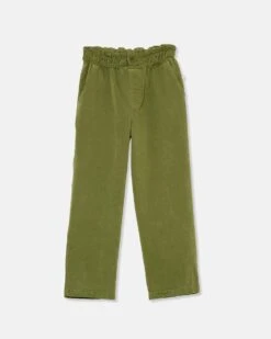 Paola Twill Pants In Green