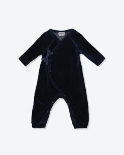 Soft Jersey Newborn Onepiece In Navy