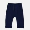 Zack Soft Knit Baby Pants In Navy -LITTLE Baby Gear little my little cozmo zack soft knit baby pants in navy 49271170269476