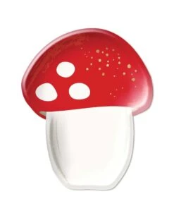 Botanical Mushroom Paper Plates
