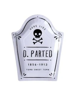 Hey Pumpkin! Tombstone Paper Plates -LITTLE Baby Gear little my mind s eye hey pumpkin tombstone paper plates 42998357852452