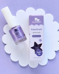 Poppy Purple Water-based, Scratch Off Nail Polish