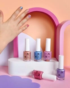 Water Based Nail Polish In Blueberry Muffin -LITTLE Baby Gear little no nasties water based nail polish in blueberry muffin 45781900362020