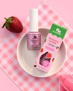 Water Based Nail Polish In Strawberry Cupcake