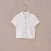 Atlas Shirt In White -LITTLE Baby Gear little noralee atlas shirt in white 1155574137