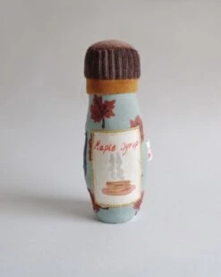 Maple Syrup Bottle Soft Rattle
