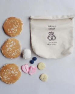 Pancakes With Fruit + Whipped Cream Soft Toy Set