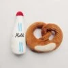 Pretzel + Milk Bottle Soft Toy -LITTLE Baby Gear little normadot pretzel milk bottle soft toy 47204184490276