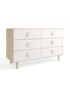 LITTLE Baby Gear -LITTLE Baby Gear little oeuf moss 6 drawer dresser in birch 48519002915108