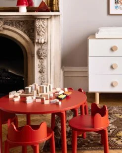 Moss Chair Set In Red -LITTLE Baby Gear little oeuf moss chair set in red 1166686496