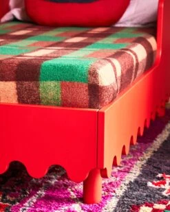 Moss Toddler Bed In Tomato -LITTLE Baby Gear little oeuf moss toddler bed in tomato 48519073726756