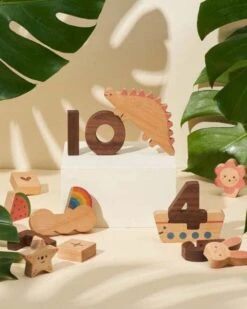 Numbers Play Block Set -LITTLE Baby Gear little oioiooi numbers play block set 42220446384420