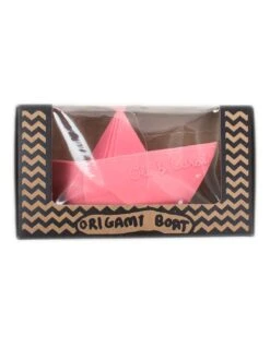 Origami Boat In Pink