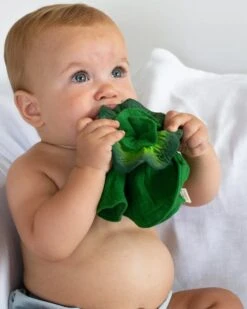 Kendall The Kale Mini Doudou Teether -LITTLE Baby Gear little oli carol kendall the kale mini doudou teether 40586682859812