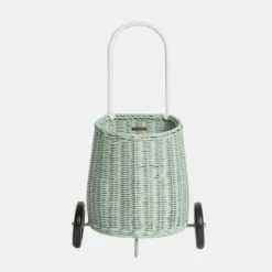 LITTLE Baby Gear -LITTLE Baby Gear little olli ella luggy basket in mint 28459065147434