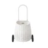 Luggy Basket In White -LITTLE Baby Gear little olli ella luggy basket in white 28609060995114