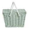 Piki Basket In Mint -LITTLE Baby Gear little olli ella piki basket in mint 5573072257066