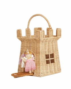 Rattan Castle Bag -LITTLE Baby Gear little olli ella rattan castle bag 29753112789034