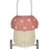Rattan Mushroom Luggy In Musk -LITTLE Baby Gear little olli ella rattan mushroom luggy in musk 44537874514212