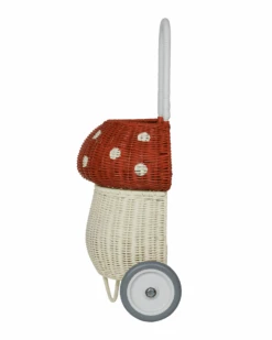 Rattan Mushroom Luggy In Red 8 Rattan Mushroom Luggy In Red -LITTLE Baby Gear little olli ella rattan mushroom luggy in red 41032802271524