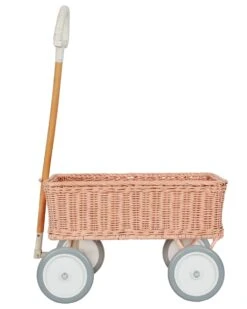 Rattan Wonder Wagon In Rose