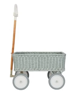 Rattan Wonder Wagon In Vintage Blue