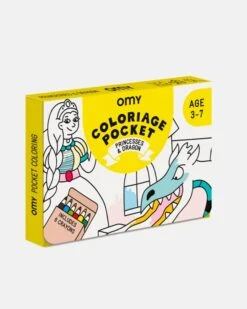 Princess + Dragons Pocketing Coloring Pocket