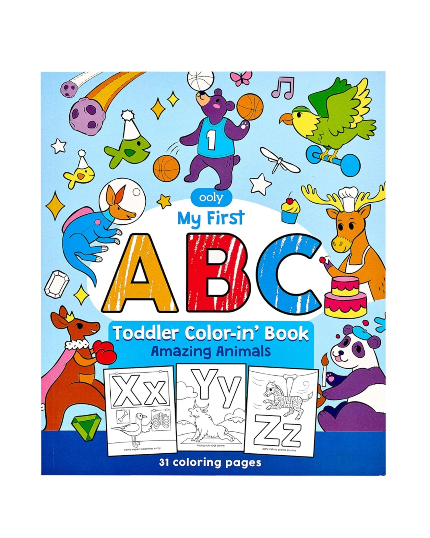 Ooly Abc: Amazing Animals Toddler Color-in' Book 3 Ooly Abc: Amazing Animals Toddler Color-in' Book