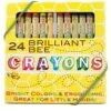 Ooly Brilliant Bee Crayons Set Of 24 -LITTLE Baby Gear little ooly brilliant bee crayons 5008175136810
