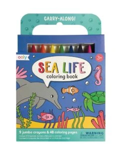 Ooly Carry Along Coloring Book - Sea Life