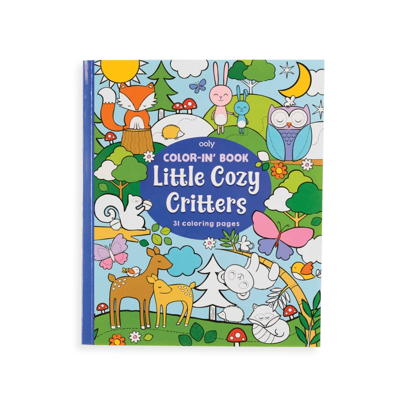 Ooly Color-in' Book: Little Cozy Critters 3 Ooly Color-in' Book: Little Cozy Critters